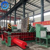 China 250 Ton Pressure Metal Scrap Baling Machine 500*500mm Bale Size factory