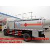 China Dongfeng 4*2 RHD 5000L small capacity fuel tank truck for sale,CLW  oil lorry road fuel tank gasoline delivery truck factory