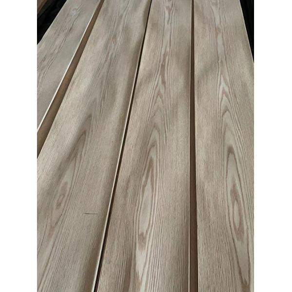 Quality Cabinet ISO9001 Red Oak Wood Veneer Crown Cut 245cm Length MDF for sale