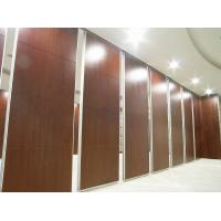 china Aluminium Commercial Sliding Door Folding Partition Walls MDF Board Finished for