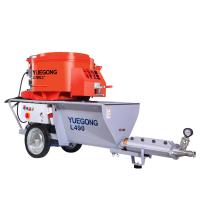 China Electric Mortar Mixing Spraying Machines Concrete Cement Plastering Sprayer factory