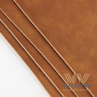 China Genuine Leather PU Micro Synthetic Leather Fabric For Labels factory