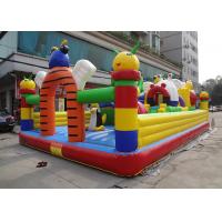 Quality Customized Cartoon Inflatable Bouncy Castle Waterproof / Fire - Resistant for sale