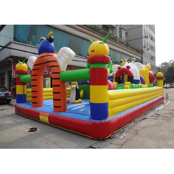 Quality Customized Cartoon Inflatable Bouncy Castle Waterproof  / Fire - Resistant for sale