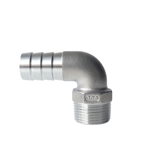 Quality 304 Stainless Steel Casting Parts Pagoda Joint Male 90 Elbow For Pipe Fittings for sale