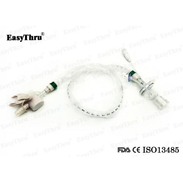 Quality 40cm Inline Disposable Suction Catheter 72h For Connector Ventilator for sale