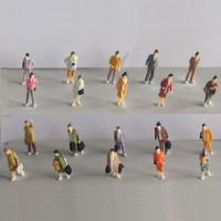 China 1:87 boutique standing figures--miniature figures,painted figure,color people,HO figures factory