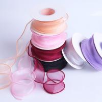 China Fishtail Ribbon Gauze Ribbon DIY Material Flower Packaging Satin Ribbon for sale