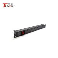 China AUS pdu 15a 250v 7 ways outlet metered function network cabinet pdu TUXIN factory