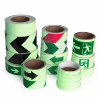 China Customized Photoluminescent Vinyl Glow In The Dark Film With P.S.A Adhesive In Rolls factory