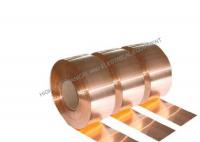 China Pure Copper Foil Strip , Copper Foil Roll For 0.1mm To 2.5mm Thickness factory