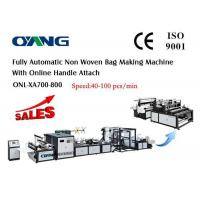 China Muti - Functional PP Non Woven Fabric Bag Making Machine , T Shirt Bag Making Machine factory