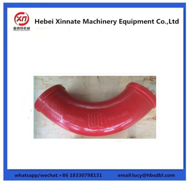 Quality DN125 Carbon Steel Concrete Pump Bend For Construction Site for sale