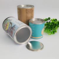 China Hot Stamping Paper Composite Can Packaging For Chocolate Powder / Coffee Powder / Milk Powder factory