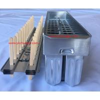 China Ataforma type ice cream popsicle molds ice pop molds 28molds 63ml brida with stick extractor for sale