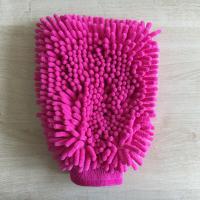 China House keeping  washing absorb mitt 100% polyester microfiber mitt gloves factory