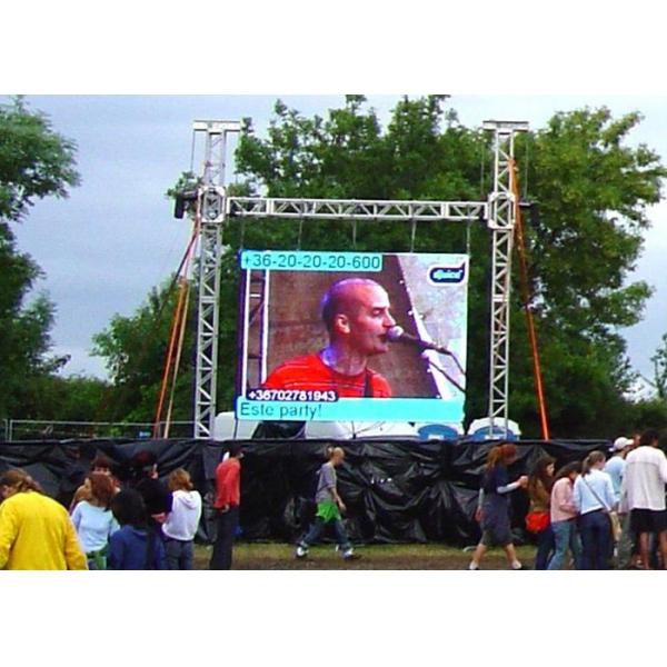 Quality Corrosion Proof P6 Outdoor Video Screen Rental For Stage Performance for sale