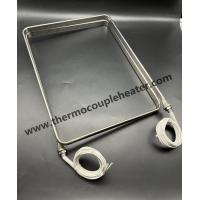 China Flat Tubular Heating Element For Oil Heating Side Mounted for sale