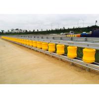 China Traffic Safety Eva Buckets Rolling Guardrail Road Roller Barrier Anti Crash for sale