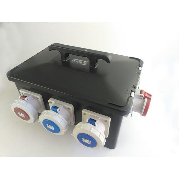 Quality IP66 Water Tight Mobile Power Distribution Box Heavy Duty Rubber Housing for sale