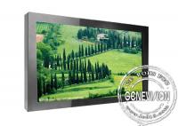 China 1366x 768 Wall Mount LCD Display 32&quot; , LCD AD Board with Digital Photo factory