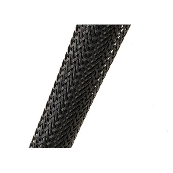 Quality PA66 Flame Retardant Braided Nylon Sleeve Smooth Surface High Strength for sale