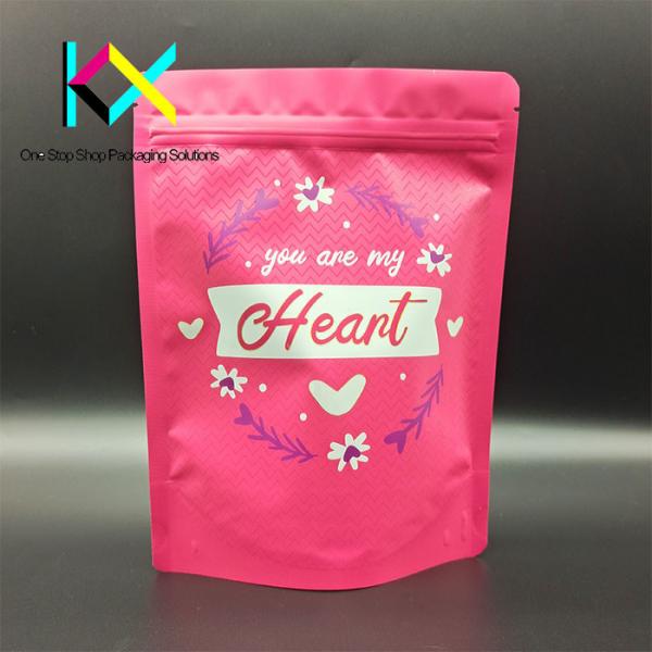 Quality Digital Printed Soft Touch Aluminum Foil Packaging Bags Spot UV Printed for sale