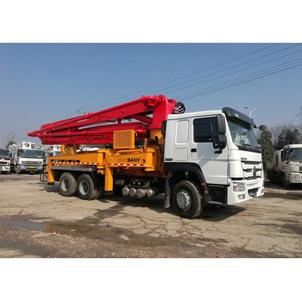 Quality SANY Used Cement Truck Red Refurbished With SAE Certification for sale