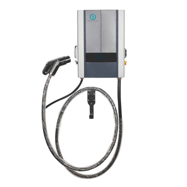 Quality 15kW 20KW 30KW Power Adjustable WallBox DC EV Charging Stations HD Glass Touchable Screen Pole Optional for sale