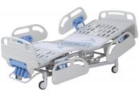 China YA-M5-3 Manual Hospital Bed With ABS Soft Joint factory