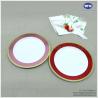 China Disposable 7.5 Inch 10Inch PS Plastic Dinner Plate,Golden Rim Plate,Plastic Dinner Plates,Durable Plastic Plates Seller factory