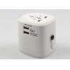 China Most Popular AC Output 6A Travel Power Adapter With 2.5A Dual USB Charging Port For Business factory