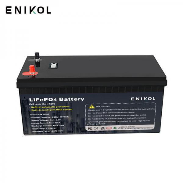 Quality 12V 100Ah Rechargeable RV LiFePo4 Battery Vehicle Lithium Ion Phosphate Battery for sale