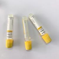 Quality Disposable Gel And Clot Activator Tube Glass Yellow Cap Top for sale
