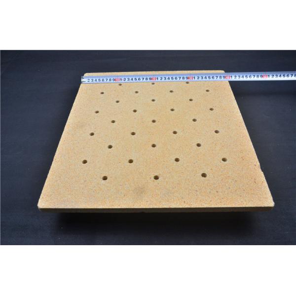 Quality Furnace Use Porous Ceramic Plate , Refractory Lightweight Kiln Shelves SGS for sale