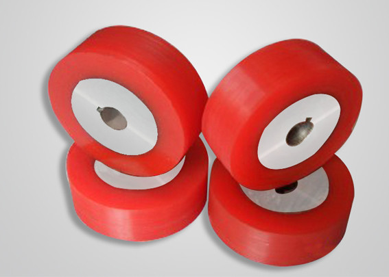 Quality TPU Single PU Coated Polyurethane Roller Wheels Stainless Steel Material for sale