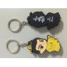 China Personalized Ancient Emperor 3d Rubber Soft PVC Led Light Keychain Printing Company Brand Name For Souvenir Gift factory