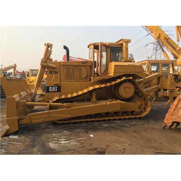 Quality CAT D7H Second Hand Bulldozers With Ripper ,Year 2012 Earth Moving Equipment  for sale