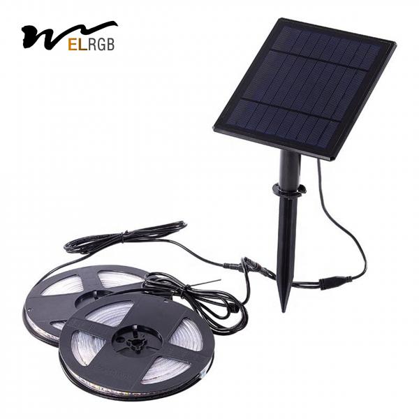 Quality 100lm 250LM Solar Powered LED Strip Solar Rope String Lights RoHS for sale