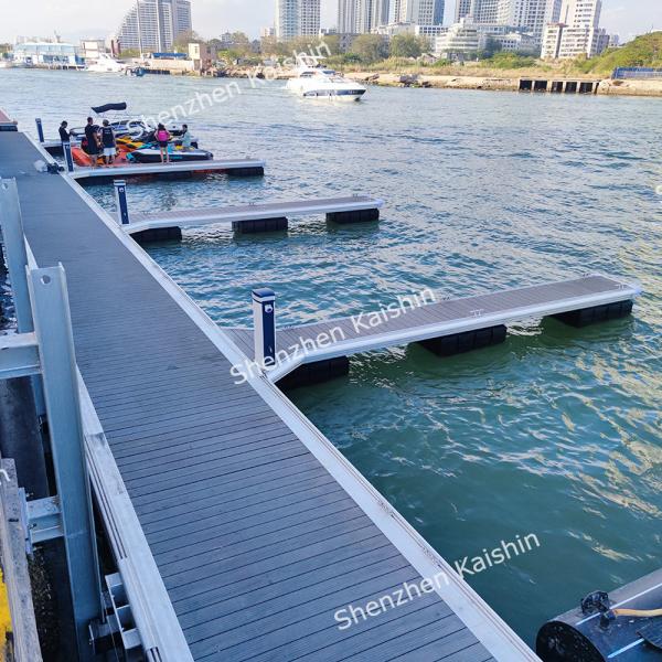 Quality Private Berth Floating Dock Boat Pontoon Platform Marinas Marine Grade Aluminum for sale