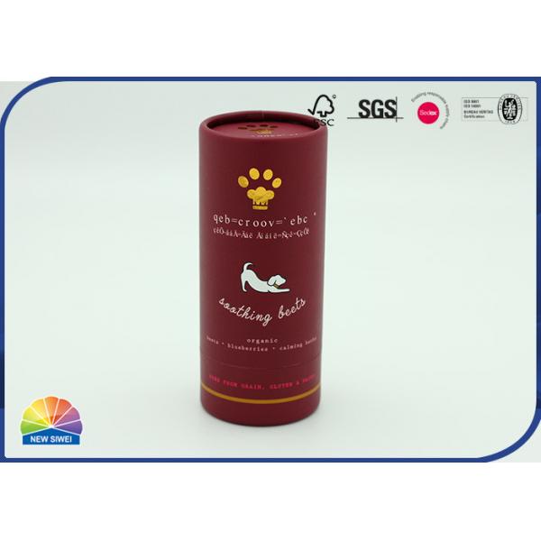 Quality Aluminum Foil Pet Food Packaging Food Use Paper Cylinder Tube for sale