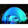 China 8m dia. trade show led light inflatable dome tent made of best pvc coated nylon factory