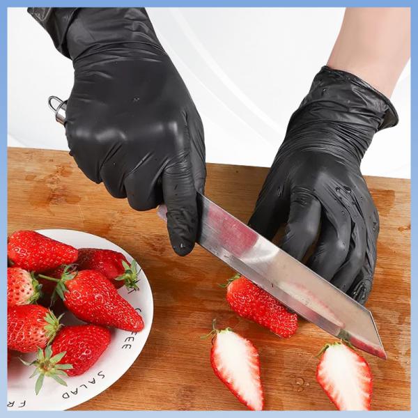 Quality PVC Black Disposable Latex Free Gloves Powder Free Sterile Hand Gloves for sale