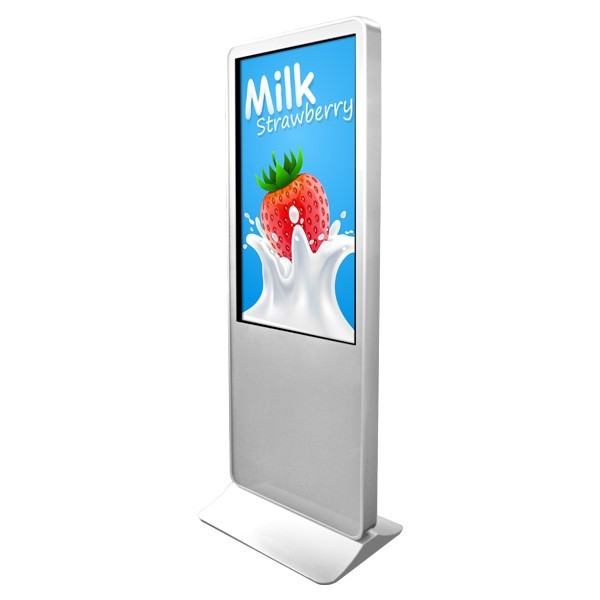 China Video Advertising Electronic Kiosk Systems , Vertical Digital Signage Display HDCP Support factory