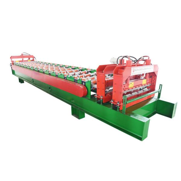 Quality Roofing Panel Trapezoidal Shape Crimping Sheet Metal Roll Forming Machines With Customized Color for sale