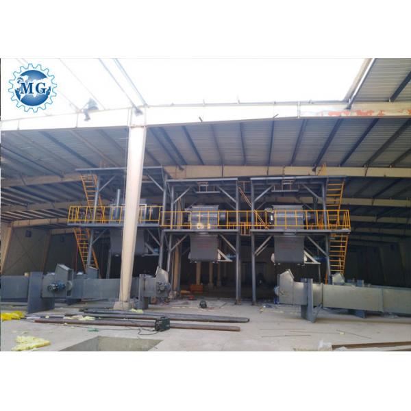 Quality Wall Putty / Skim Coat Dry Mortar Production Line High Efficiency Energy Saving for sale