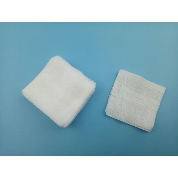 Quality Surgical Dressing Medical Gauze Swabs Soft Touch Non - Lining ISO Certification for sale