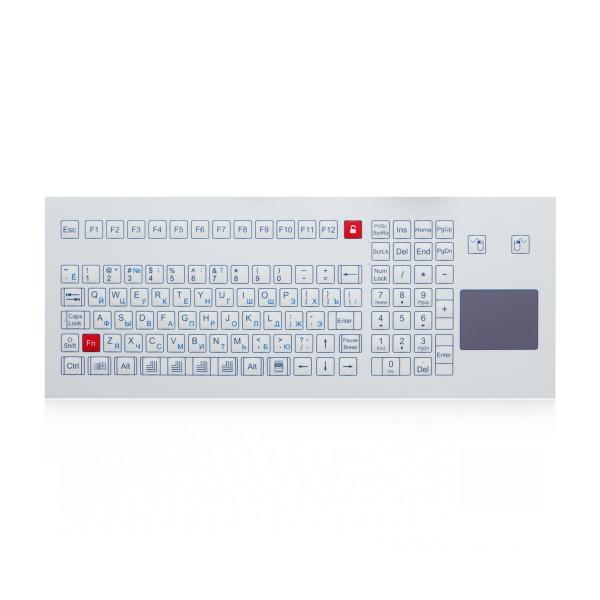 Quality 105 Keys Industrial Membrane Keyboard With Integrated Numeric Keypad Russia Layout for sale