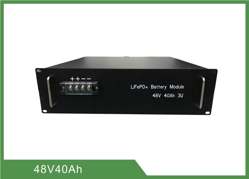 China LiFePO4 Telecom Battery Long Life Deep Cycle 48V 40Ah Capacity 3U Rack With RS485 factory