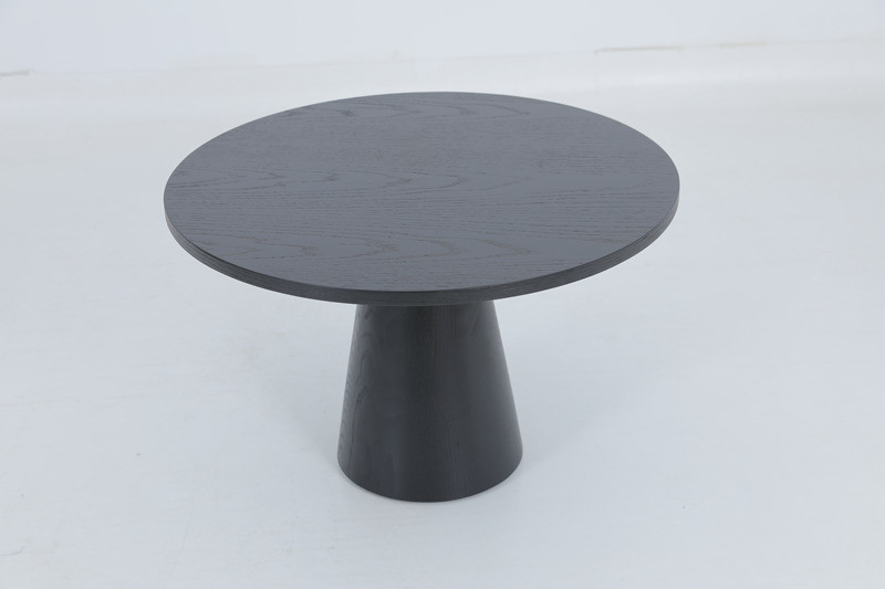 China Home And Commercial  Round Wooden Living Room Coffee Table Customized Sizes factory